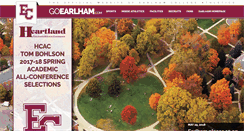 Desktop Screenshot of goearlham.com
