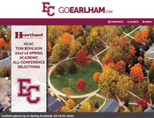 Tablet Screenshot of goearlham.com